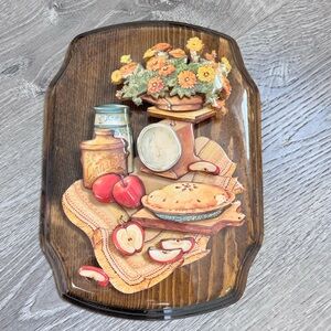 Vintage Apple Pie Dimensional Art